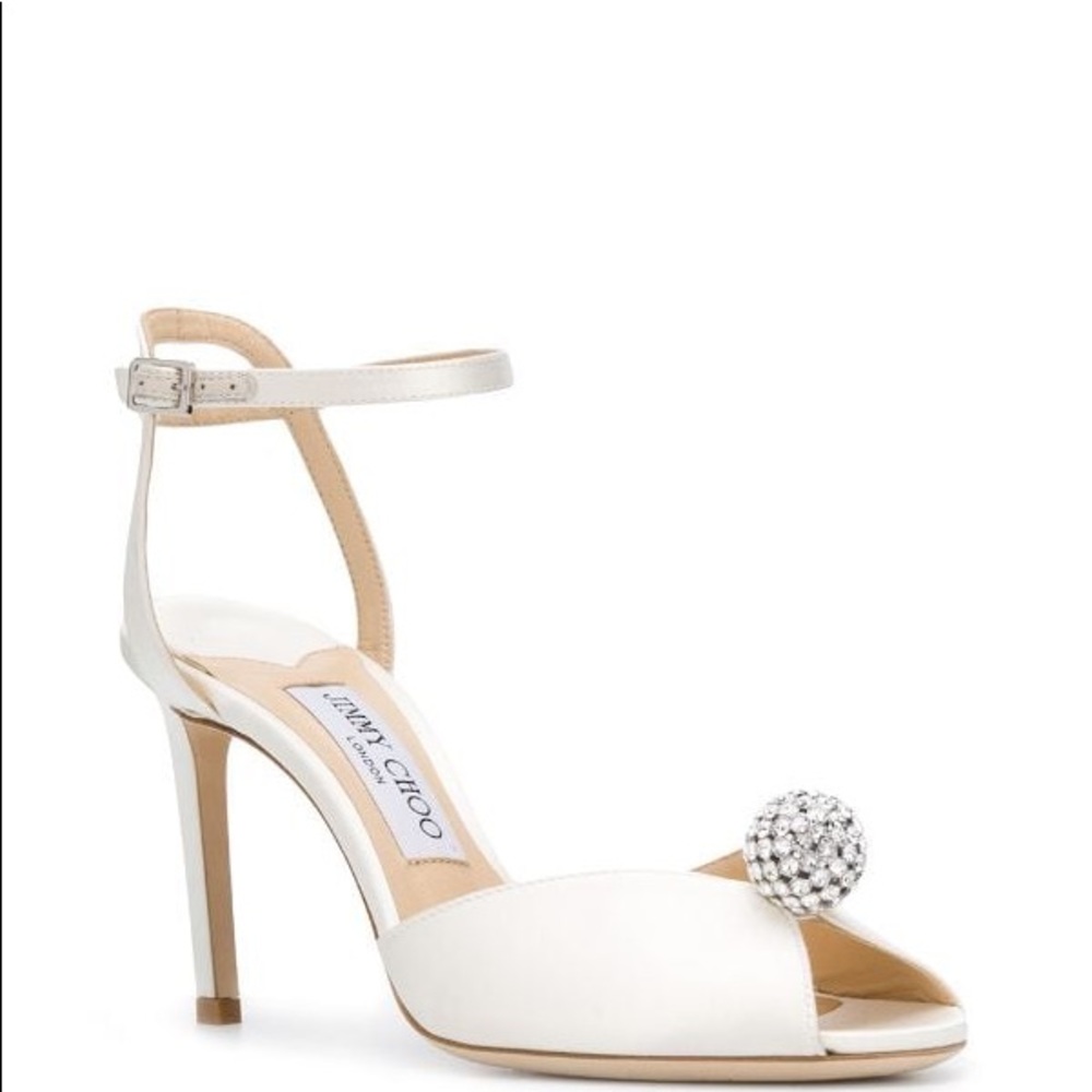 Jimmy Choo
Ivory Sacora 85mm sandals